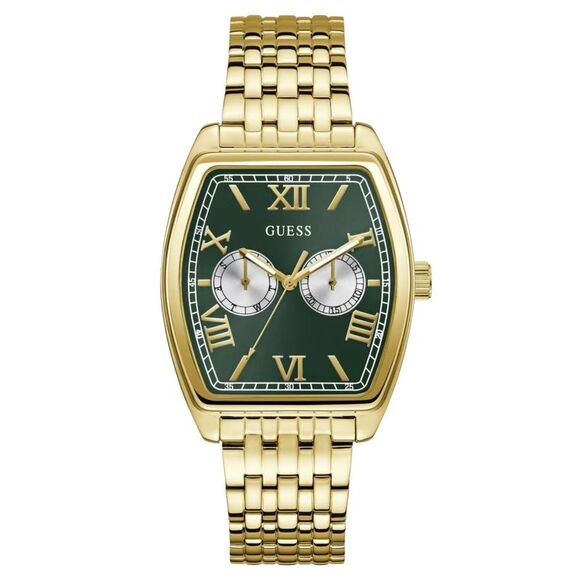 Guess Men's Gabriel Green Dial Watch - GW0975G2